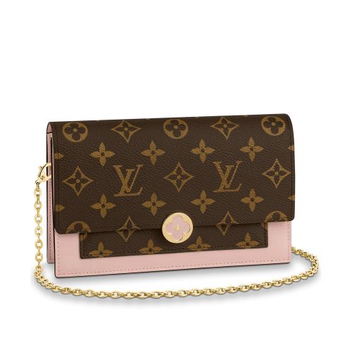 Louis Vuitton Flore Chain Wallet M67404 M67405