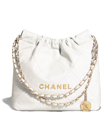 Chanel 22 Handbag AS3261 White